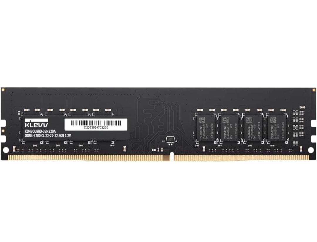 KLEVV DDR4 3200MHz メモリ 16GB (2x8GB)