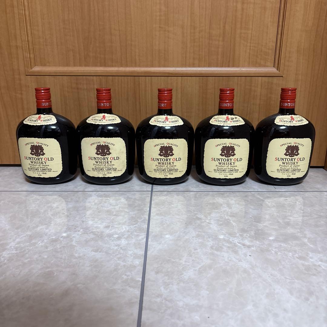 【未開栓】　サントリー　オールド　ウイスキー　特級　760ml 5本セット
