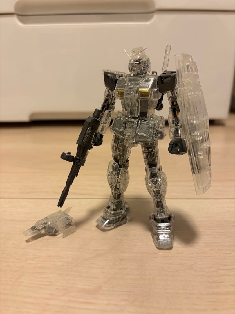 RGガンダムver1.0クリアカラー　ガンプラ　ジャンク品