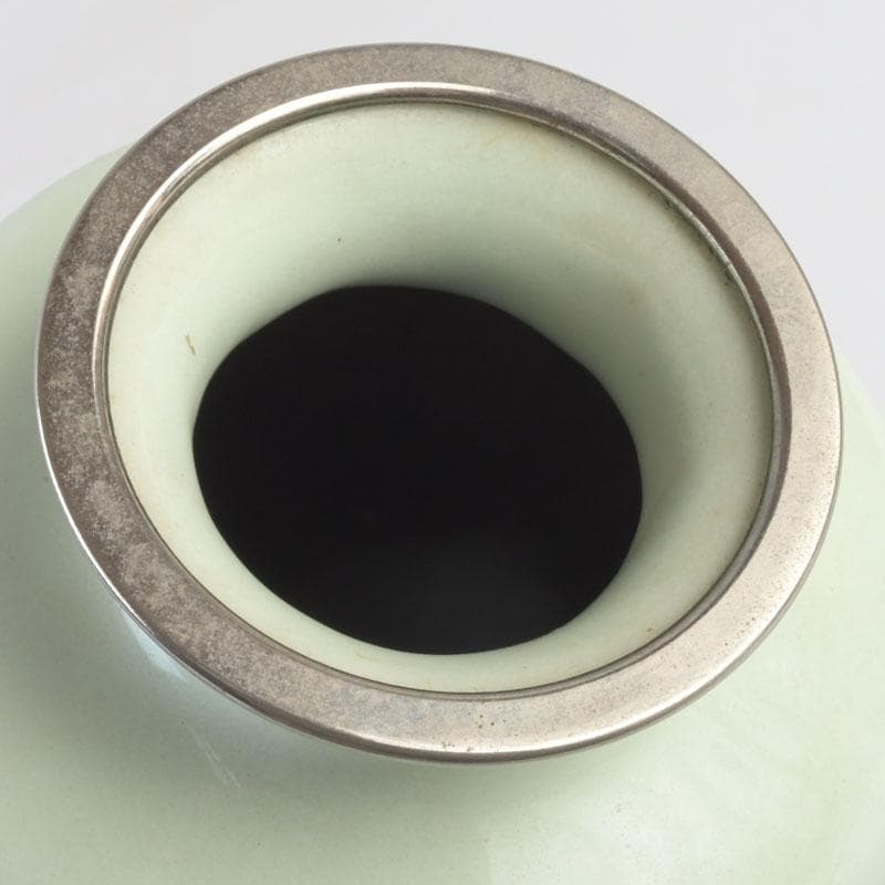 七宝焼　安藤七宝店　花文瓶　花瓶　V　9534