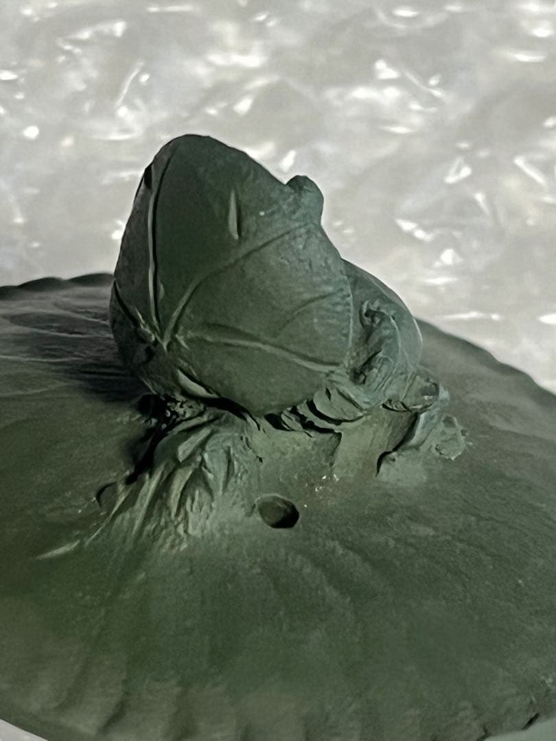 急須　緑泥　萬古焼　春山