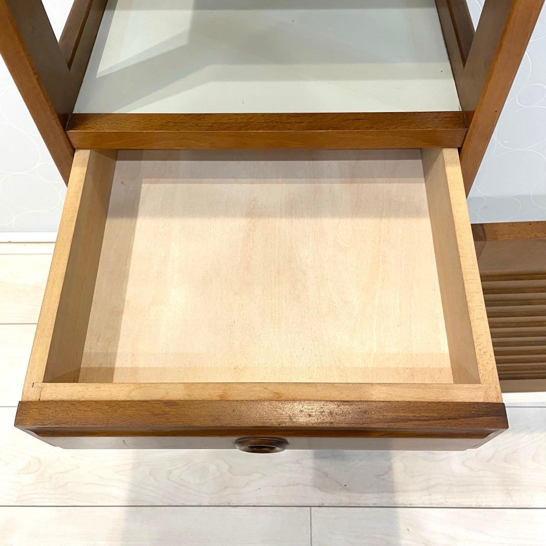 【Karimoku】カリモク サイドキャビネット 電話台 花台 飾り台 収納家具