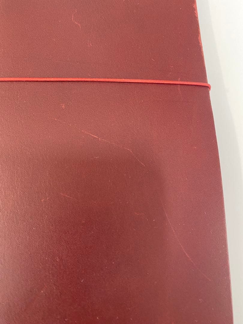 トラベラーズノート　レッド　LOVE&TRIP カバーとコットン袋のみ