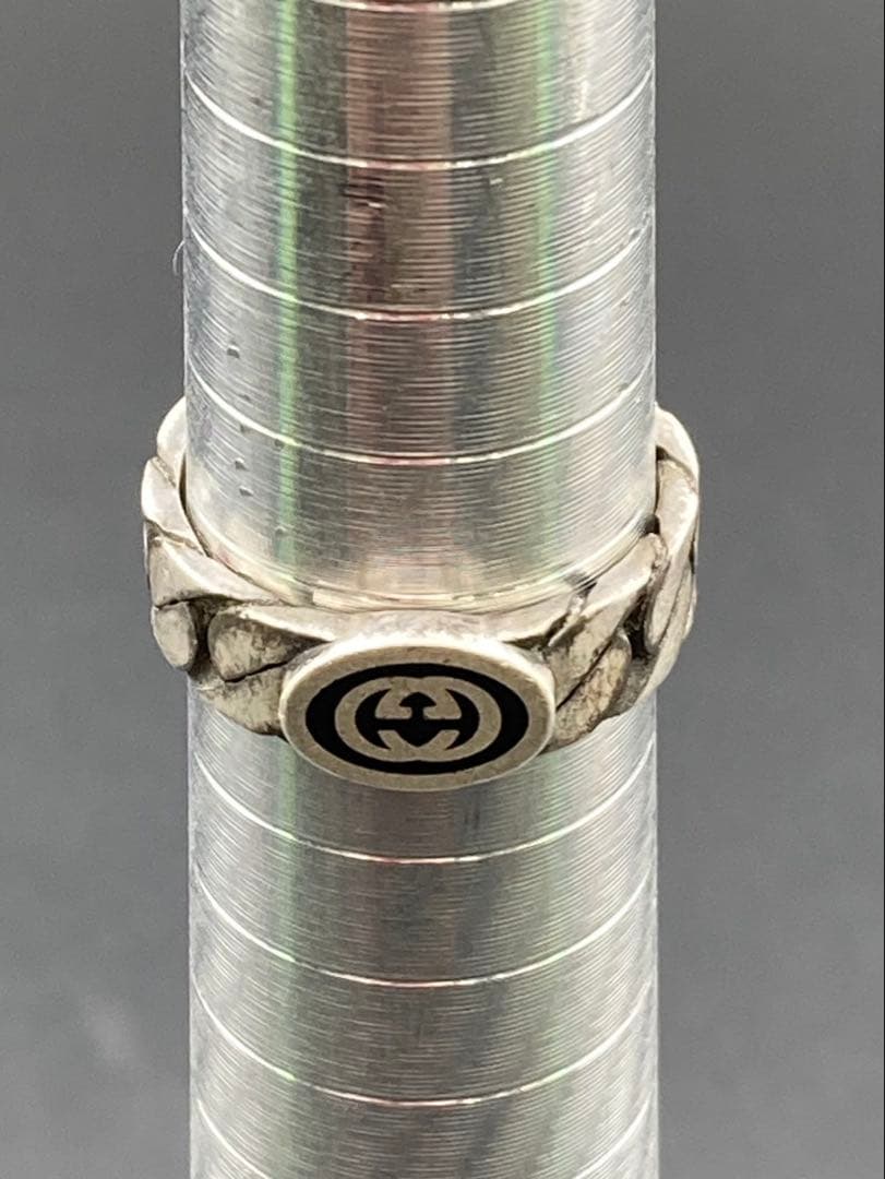 あ*ぃ様 Gucci リング インターロッキング 17号 silver