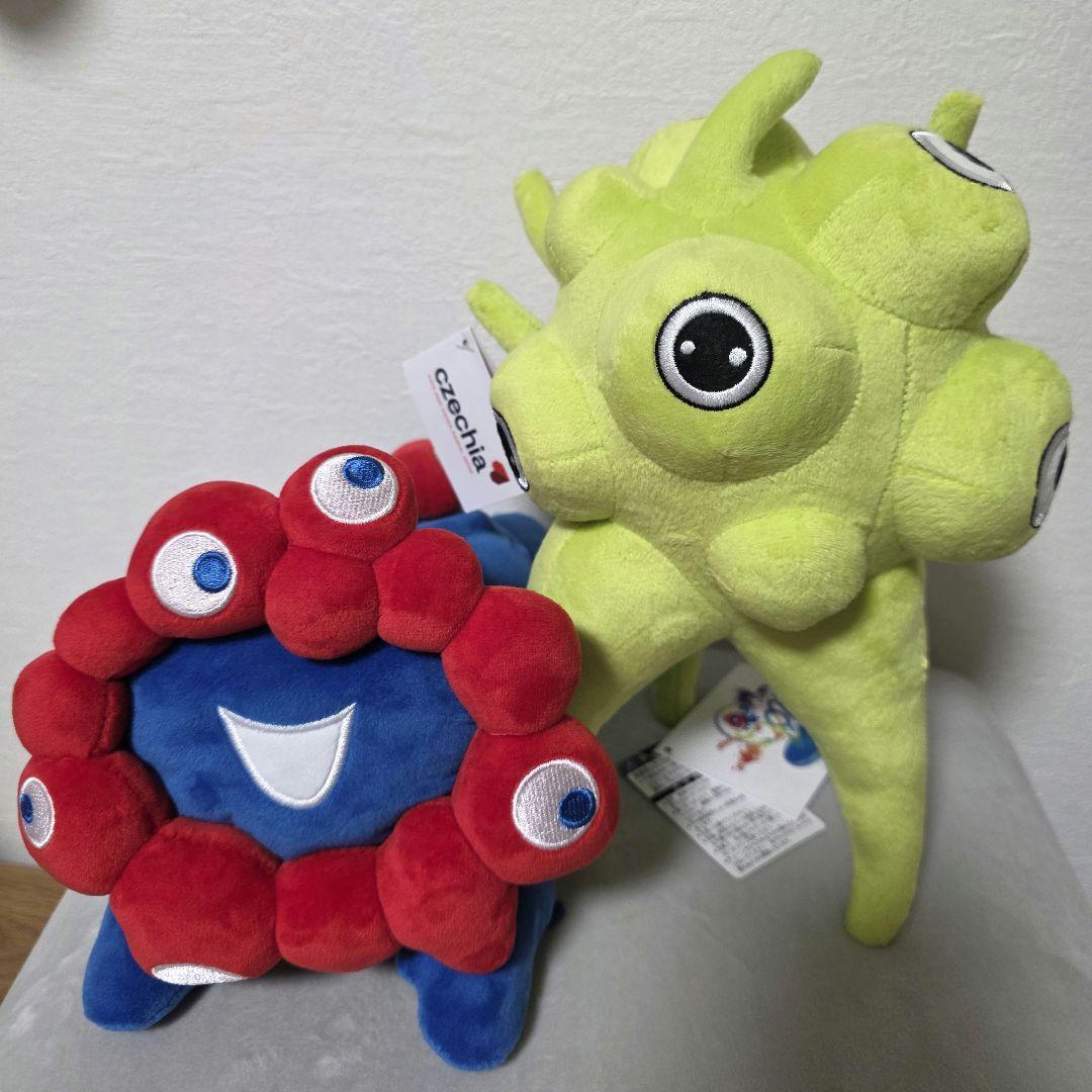 大阪万博 ミャクミャクとレネぬいぐるみ