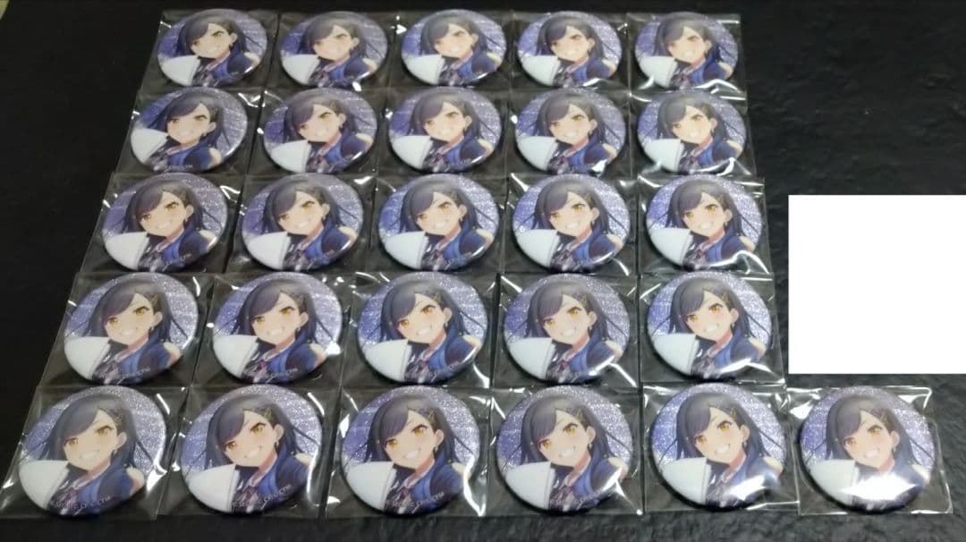 プロセカ グリッター缶バッジ 31B 白石杏