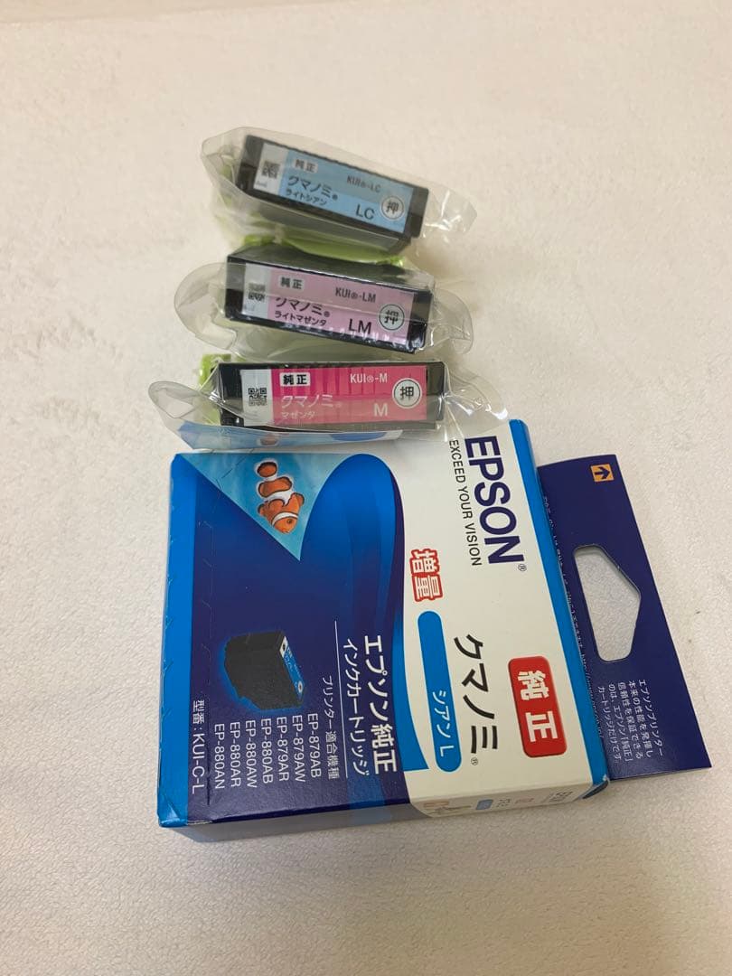 EPSON EP-880AW ジャンク　純正インク4本セット