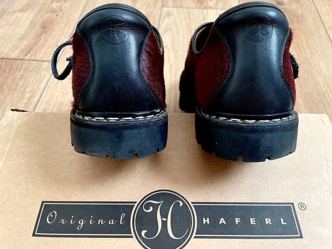 HAFERL バーガンディハラコ　チロリアンシューズ