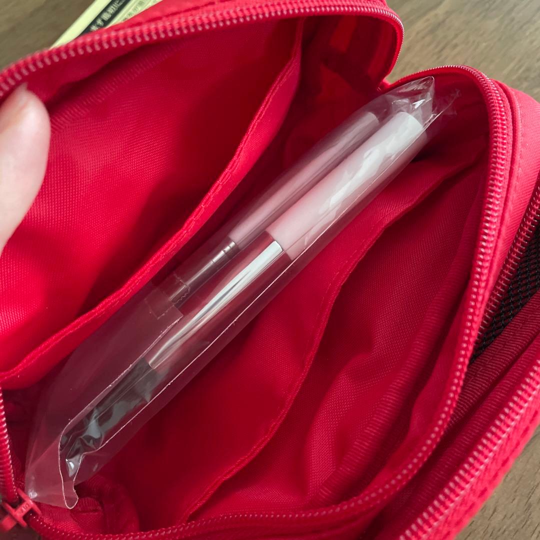 【新品】竹田ブラシ　赤ポーチ付き