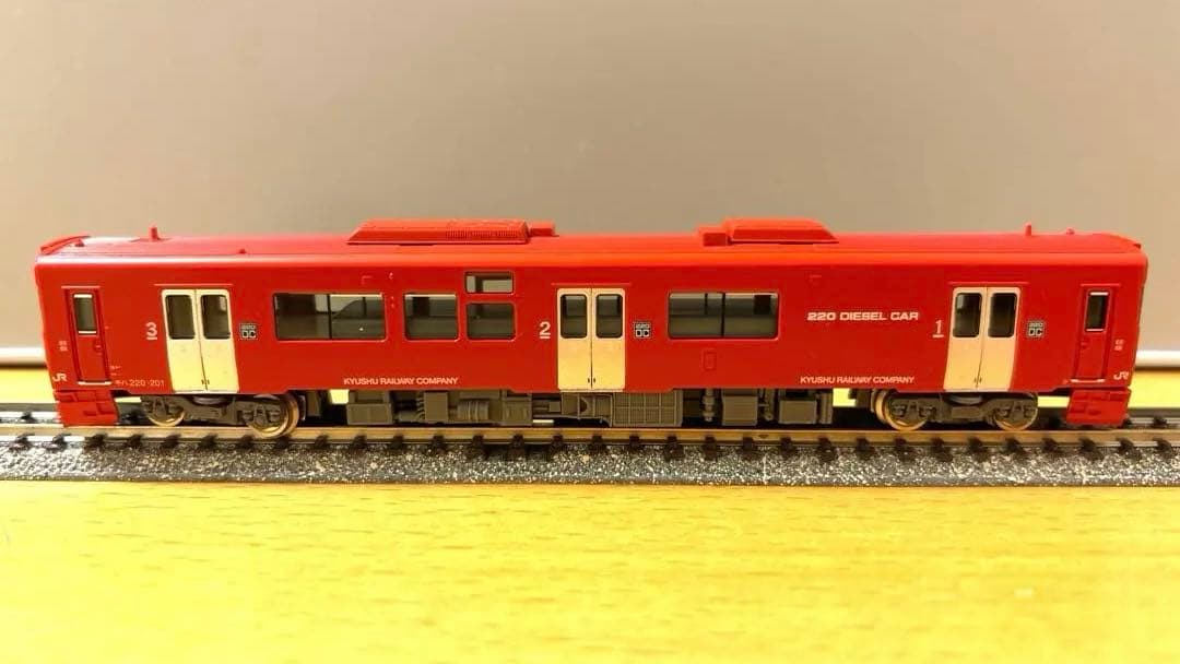グリーンマックスJRキハ220形200番台 Nゲージ完成品 3両セット