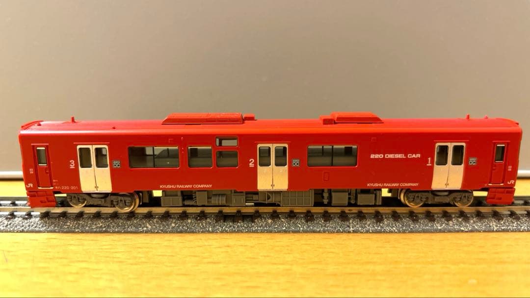 グリーンマックスJRキハ220形200番台 Nゲージ完成品 3両セット