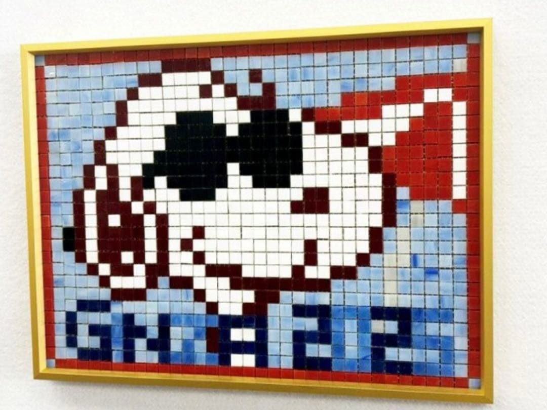 新品　スヌーピー　銀座　2025 ピクセルアート　ART MOSAIC