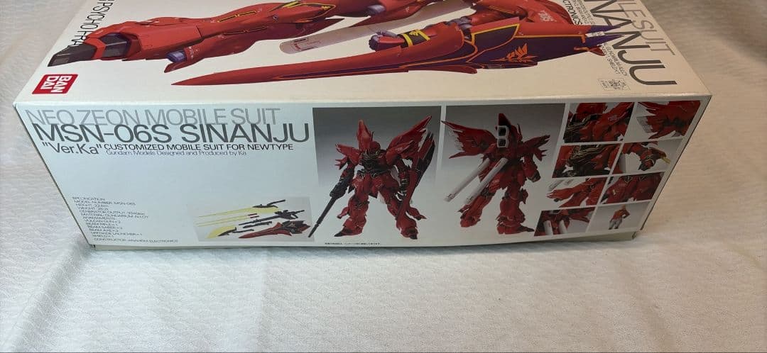 MG シナンジュ Ver.Ka 赤バンダイ 当時品