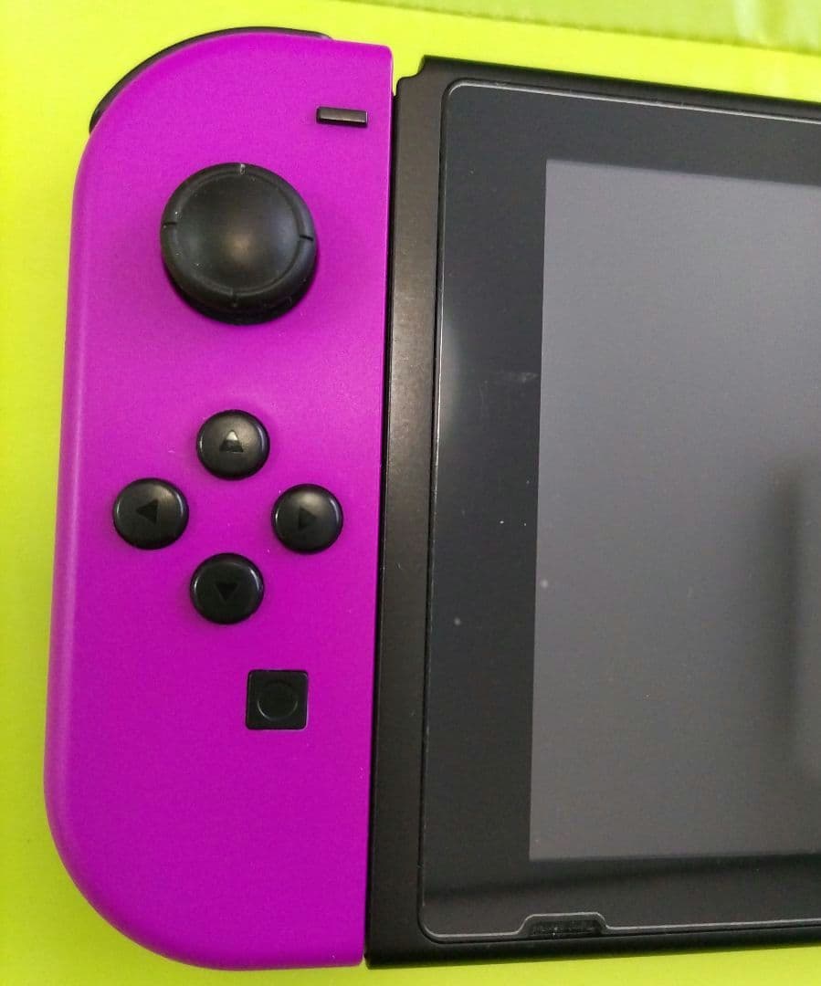 Nintendo Switch 本体一式 ジャンク ネオンパープル ネオンピンク