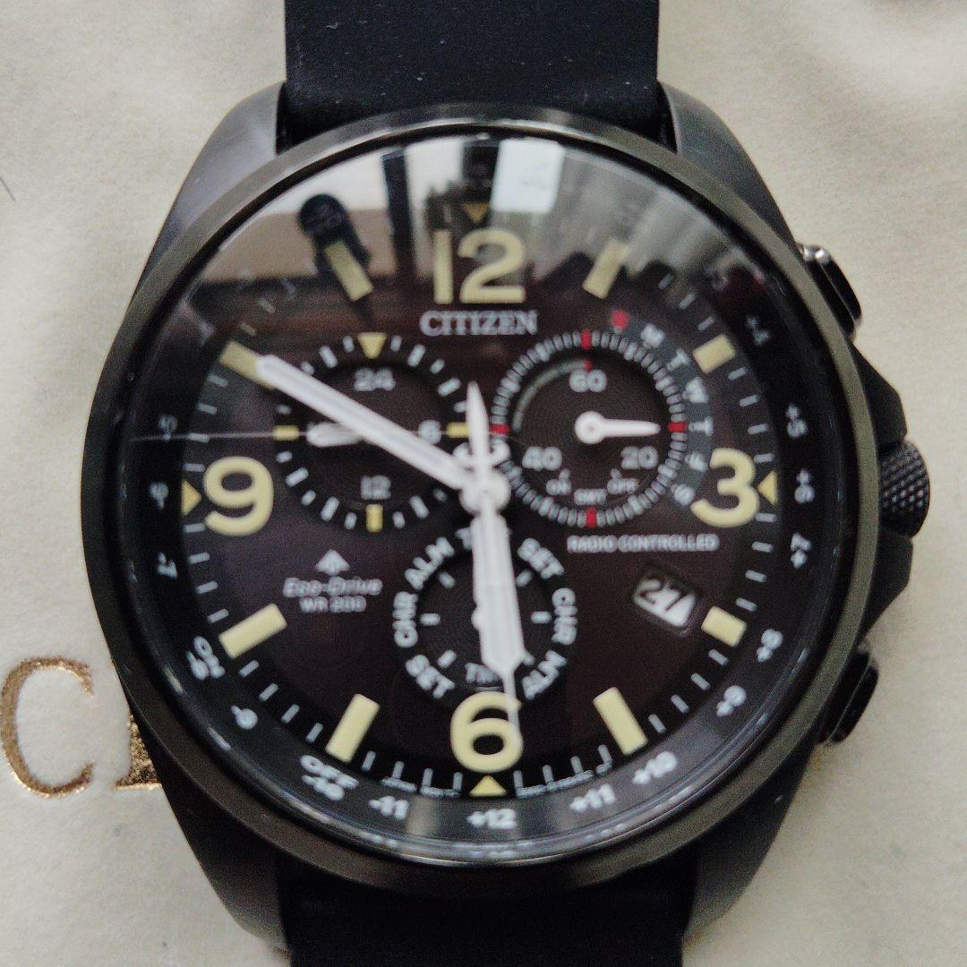 CITIZEN プロマスター　クロノグラフ 時計 ラバーベルト海外仕様