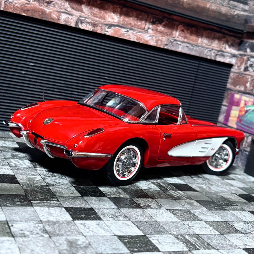 1/18 AUTOart シボレー コルベット C1 ローマレッド 1959