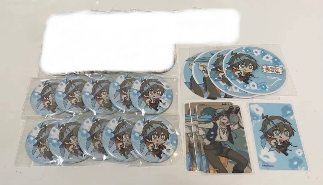 モノパス Akira アニカフェ　想い出メ森　缶バッジ　クリアカード　SD 等身