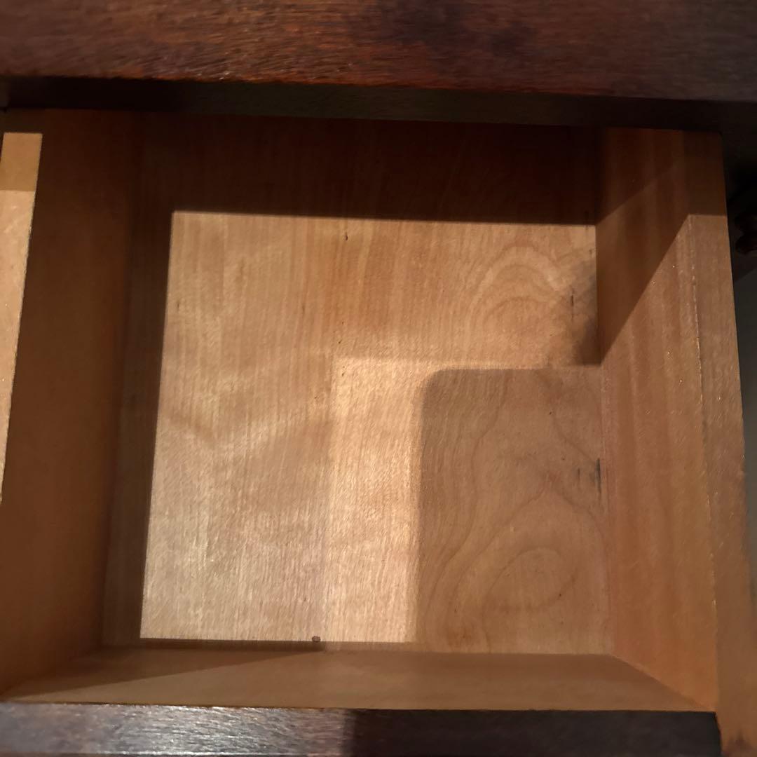 ナ*)様 松本民芸家具 ライティングビューロー 引き出し付き チェスト 薄型