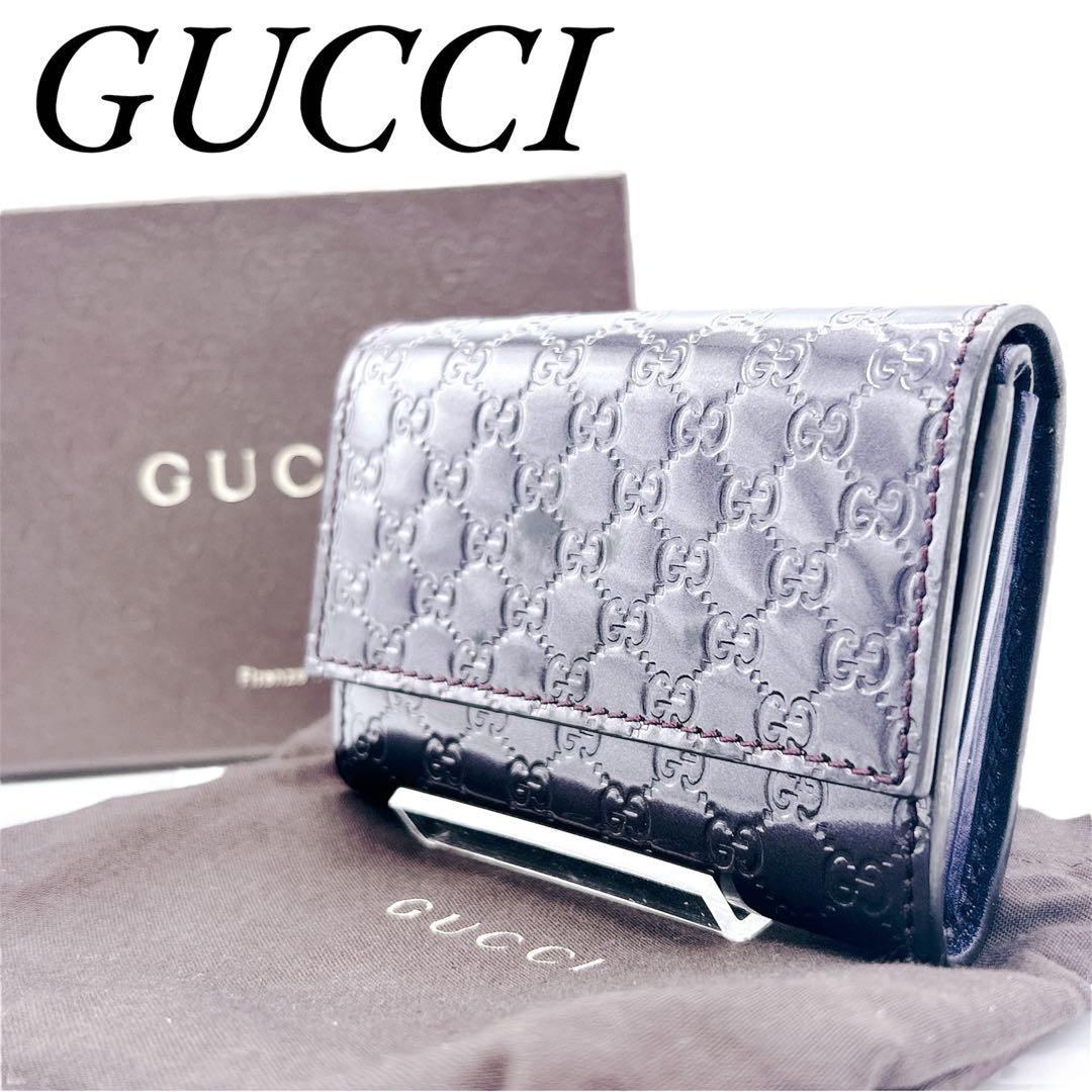 ✨極美品✨GUCCI ケース マイクログッチシマ 295845 付属品
