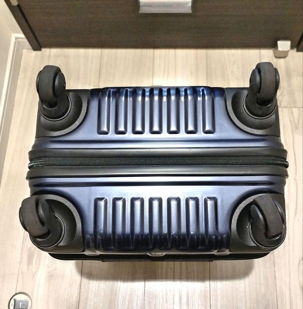 ブリーフィング　キャリーケース　機内持込 ネイビー　フロントオープン　H-34F