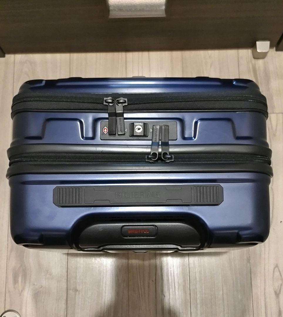 ブリーフィング　キャリーケース　機内持込 ネイビー　フロントオープン　H-34F