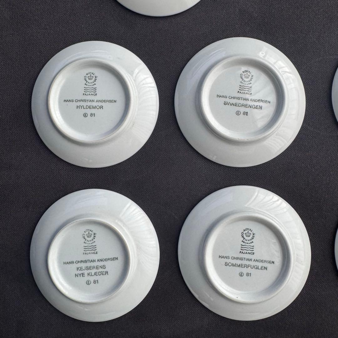   アンデルセン8cmミニチュアプレート25枚