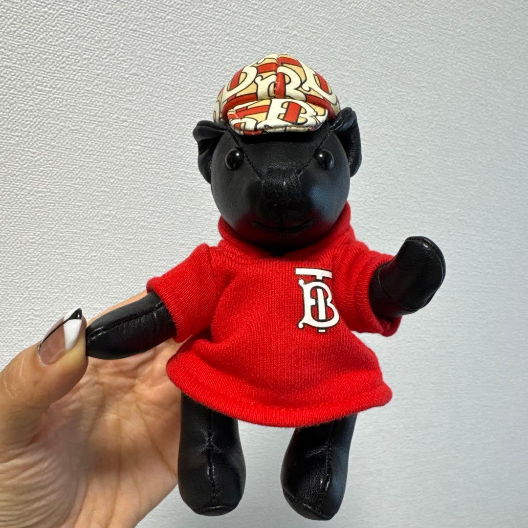 BURBERRY 帽子付きテディベア　キーホルダー　トーマス