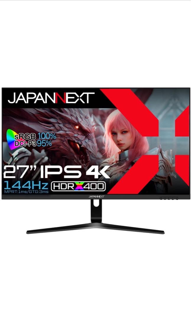 JAPANNEXT ゲーミングモニター　27インチ