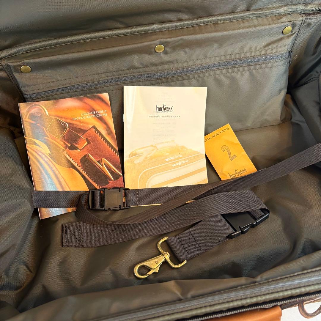 hartmann ハートマン　ツイード　キャリーバッグ　DMT スーツケース