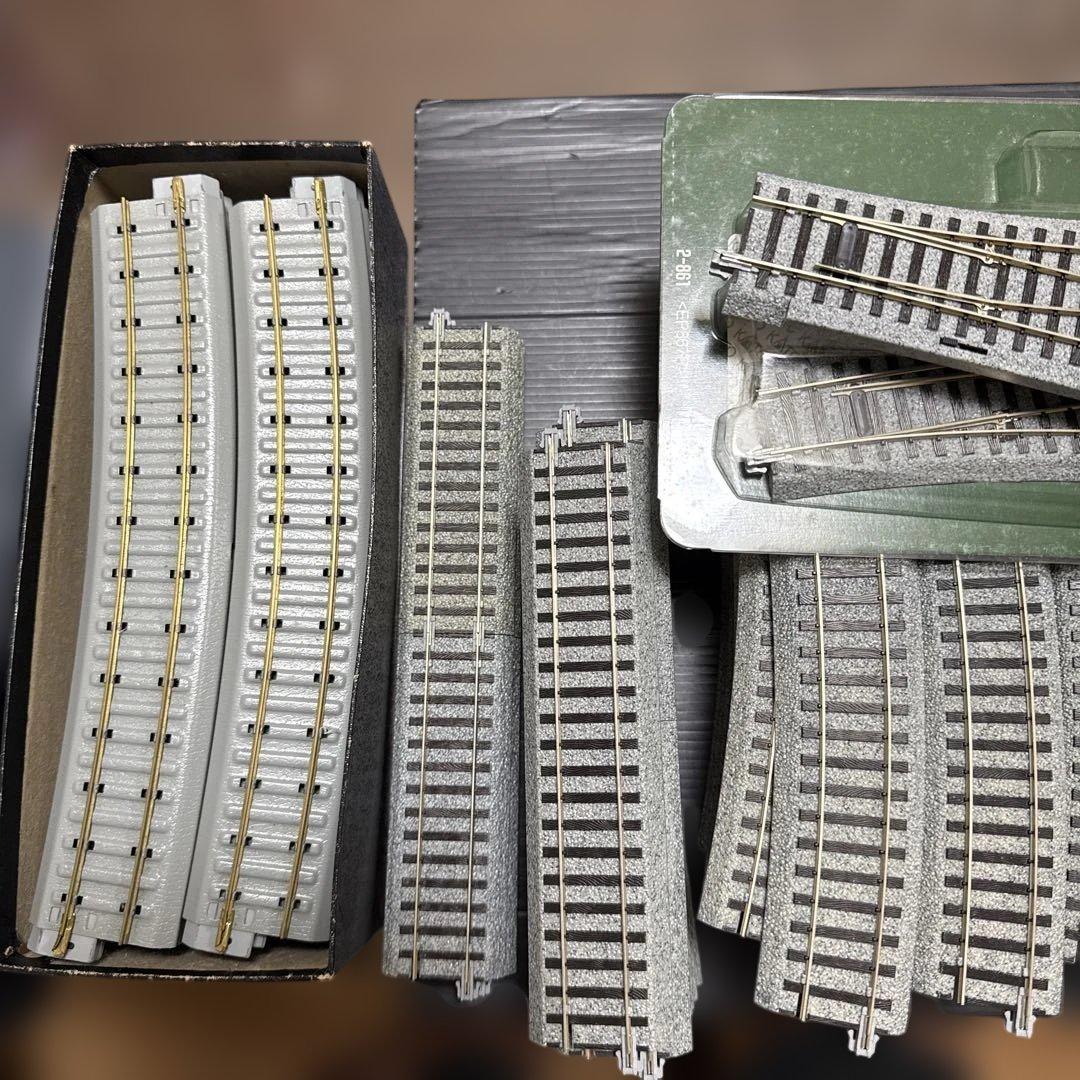 ［ジャンク］鉄道模型　HOゲージ　KATO ユニトラック他　各種レール　114本