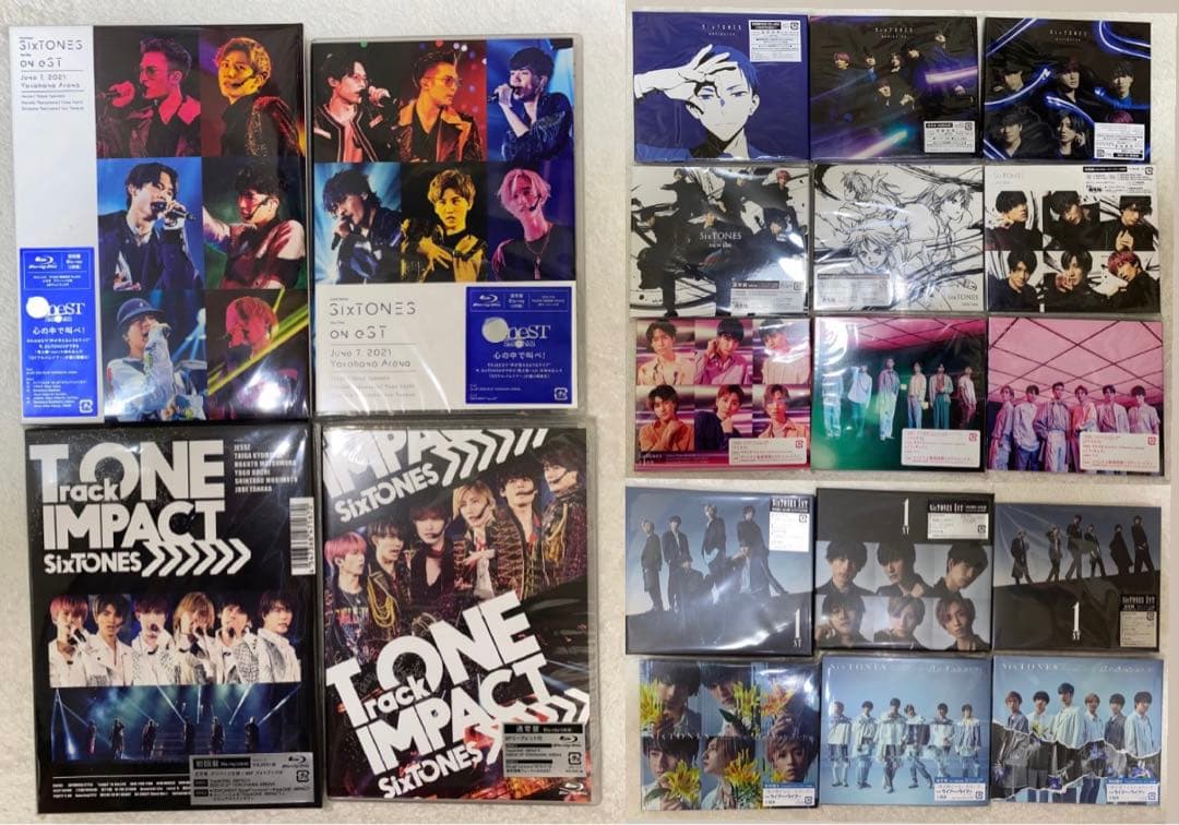 SixTONES シングル アルバム ライブ ブルーレイ まとめ売り【定価以下】