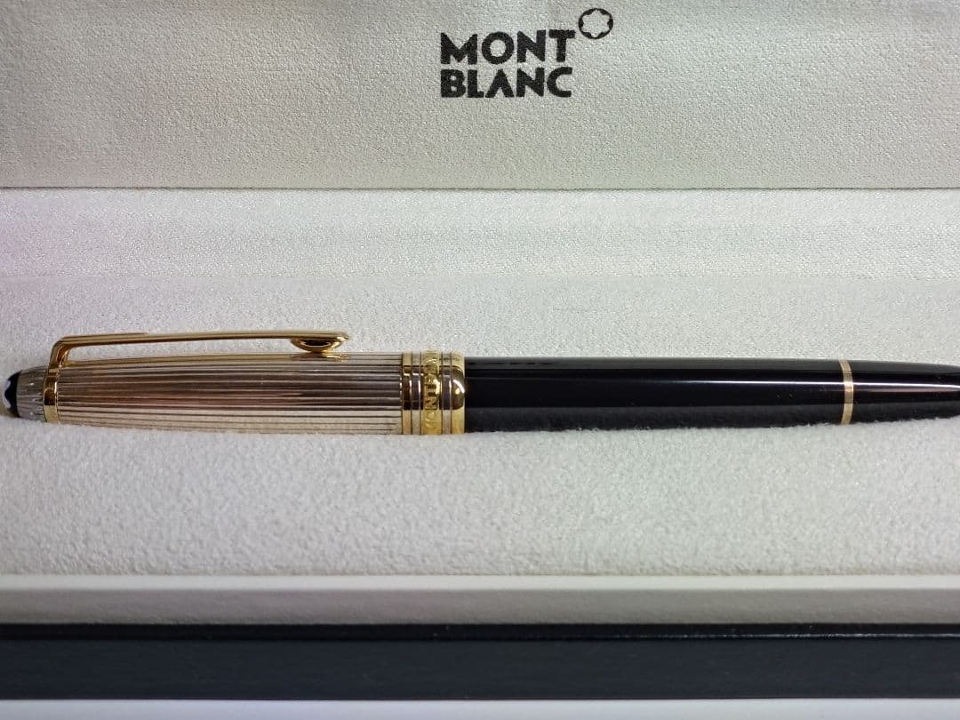 MONTBLANC　モンブラン　万年筆M　ソリテール1441 ドゥエ　Ag925