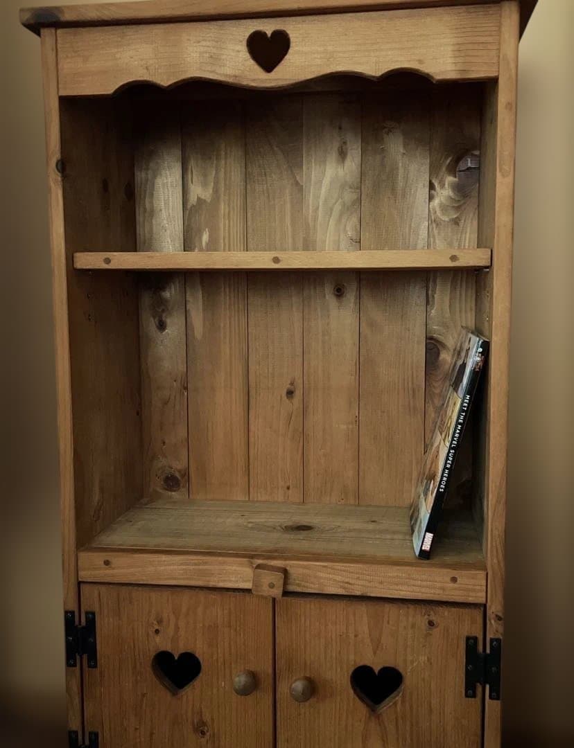 アメリカンカントリー　アンファン　コーハウス　棚　飾り棚