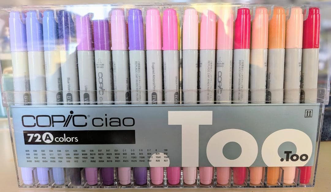筆記具 COPIC ciao 72A colors