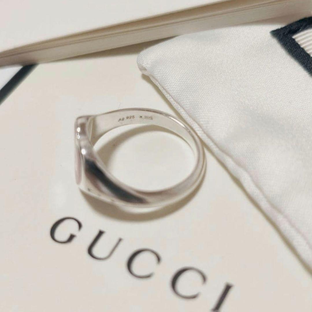 【未使用✨】GUCCI リング ハート インターロッキング 8号