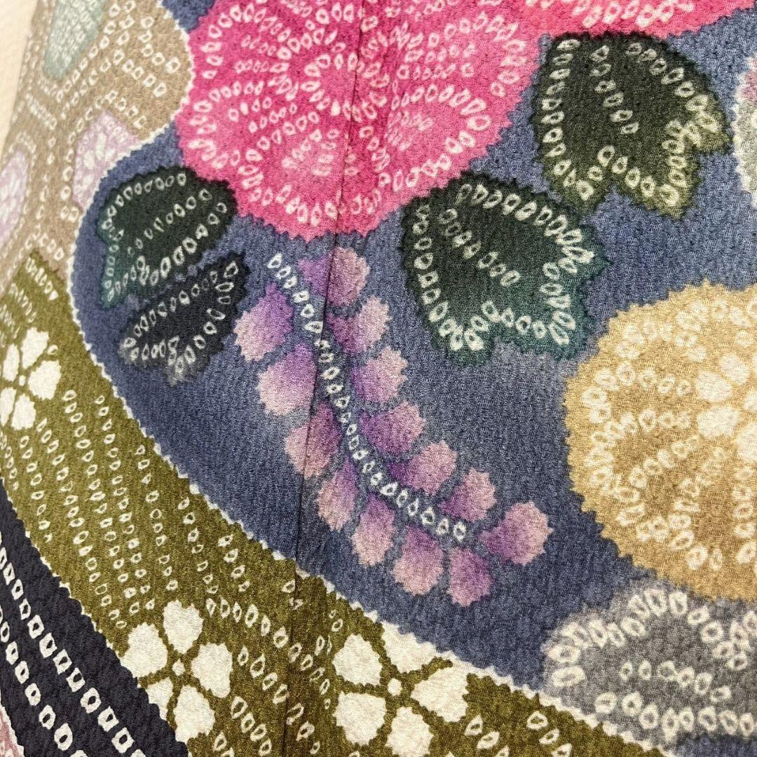 振袖フルセット(7点)・成人式・総絞り・エンボス加工・胴裏正絹・正絹・逸品