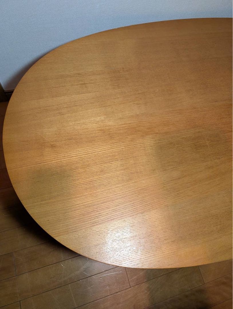 ■送料込■無印良品 木製楕円こたつ 曲木脚 フラットヒーター タモ材 暖房器具