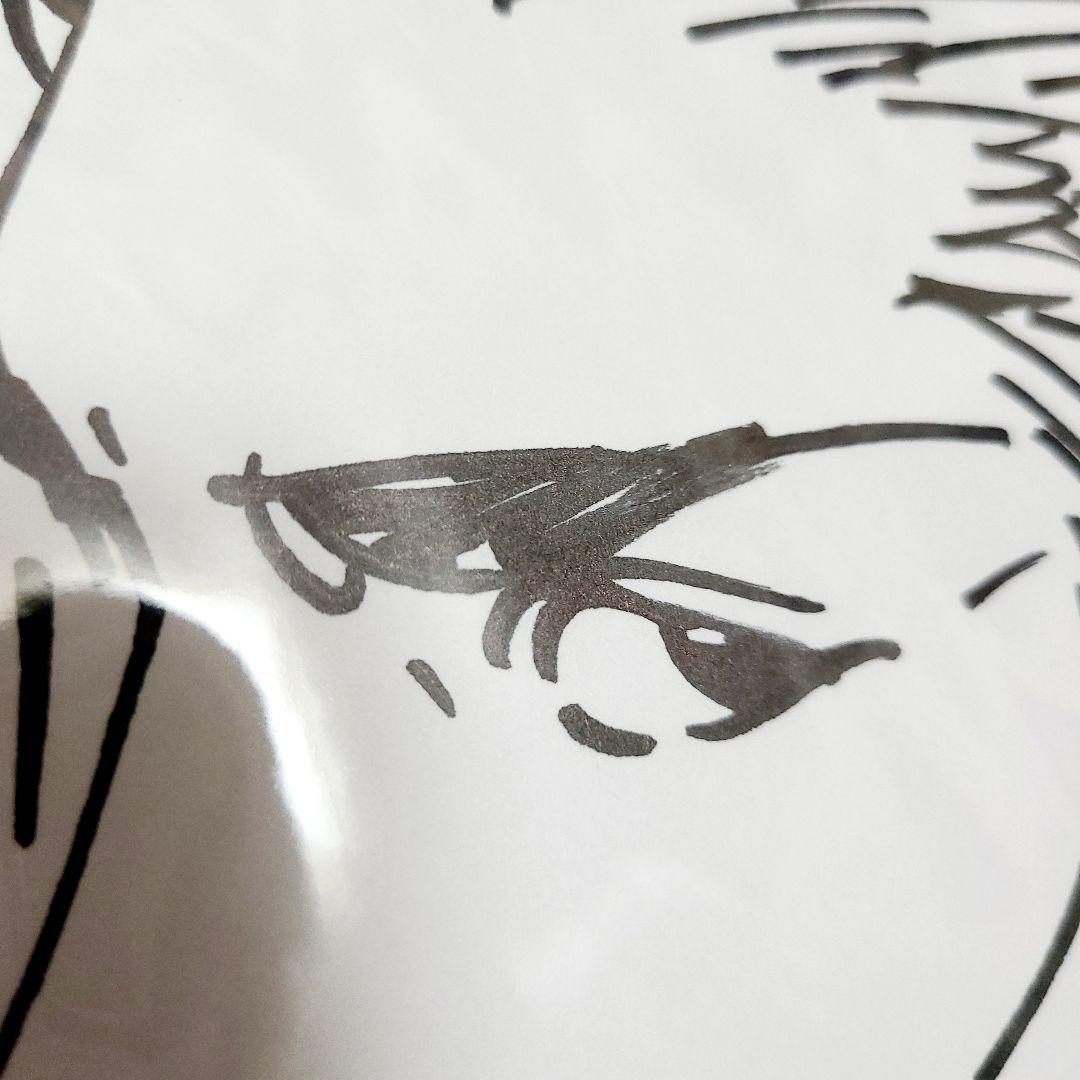 バガボンド 宮本武蔵イラスト 直筆サイン色紙