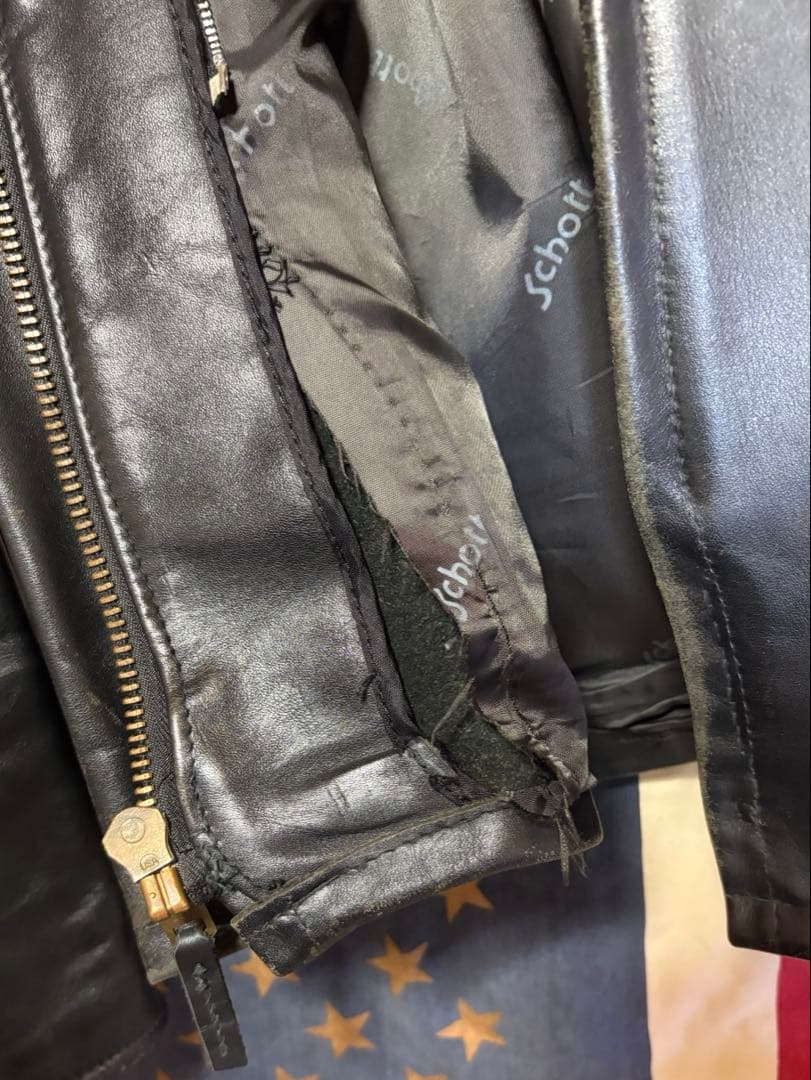 Schott シングルライダース 643 40インチ