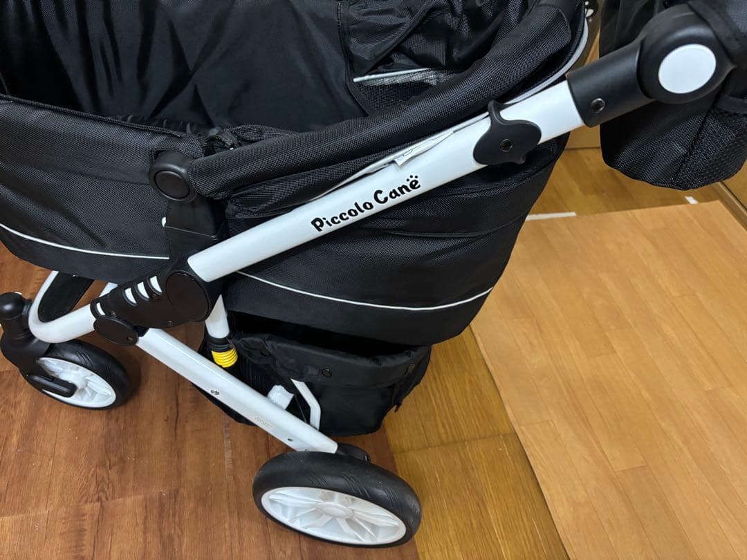 Piccolo Cane ペットカート 黒/白