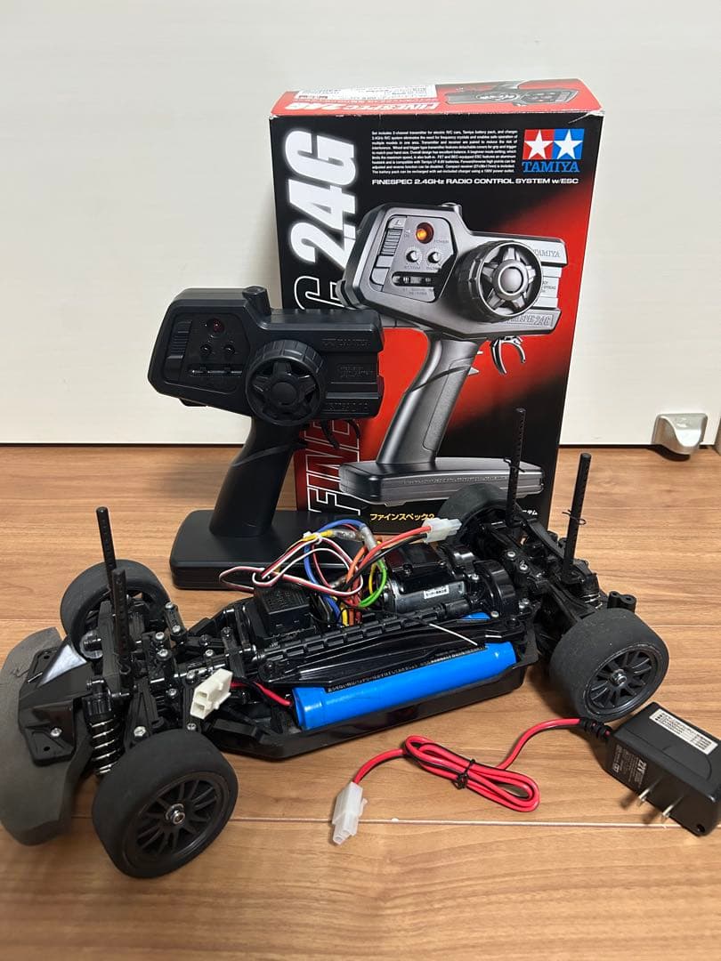 TAMIYA TT-02 シャーシ バッテリー コントローラーセット