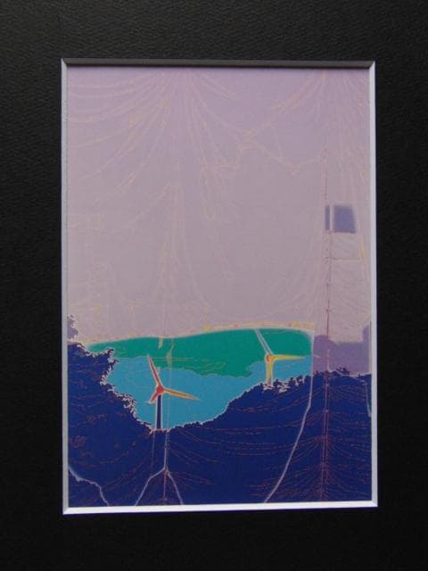 中野庸二、【purple wind】、希少な画集画