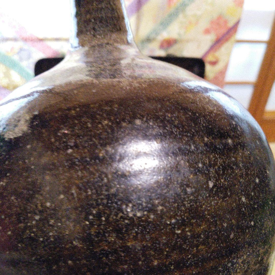 NO355 鍛冶町焼　徳利　岩手県