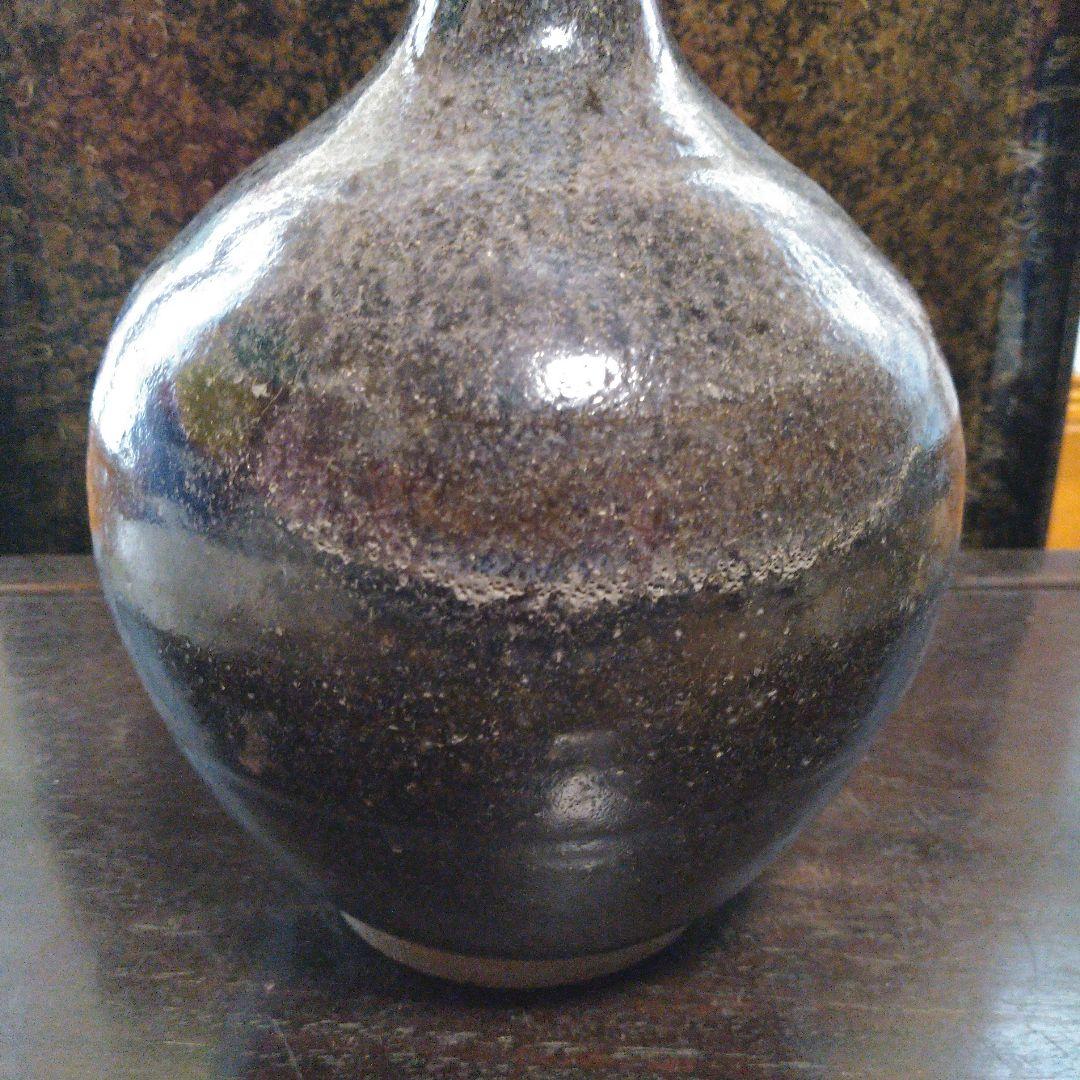 NO355 鍛冶町焼　徳利　岩手県