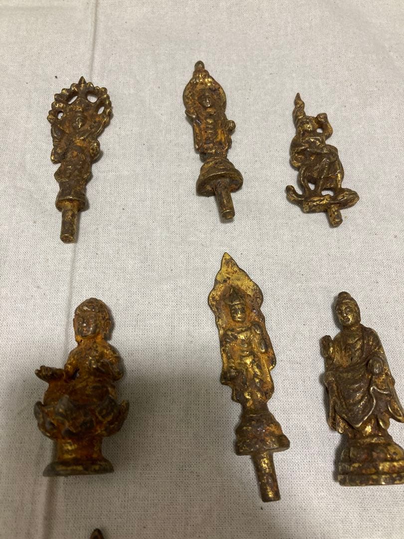 仏像 15点セット 銅製 約6㎝
