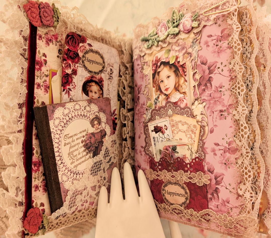 薔薇とレースのビクトリアンスィートジャンクジャーナル*Infinity*