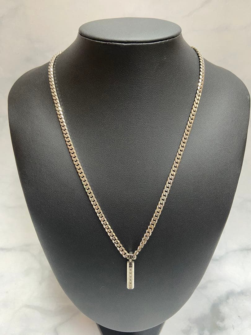 6Pダイヤ 0.12ct PtGC 喜平ネックレス