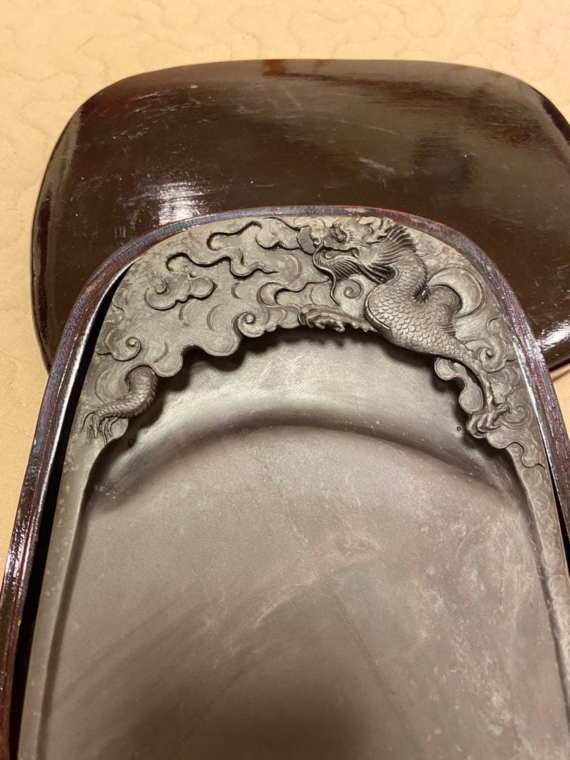 硯⑫値下げ【新品未使用】端渓硯 坑仔厳