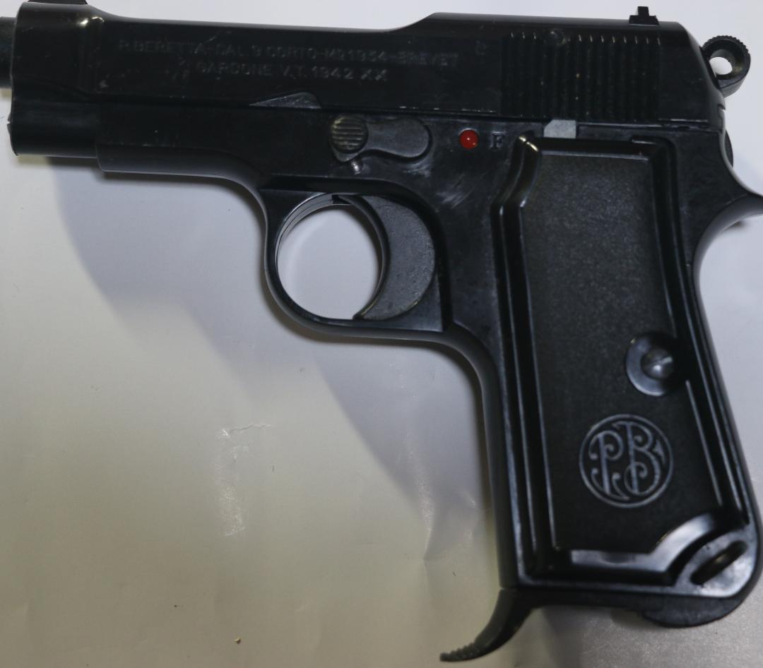 タナカワークス製　ABS樹脂ガスガン　ベレッタＭ１９３４　ASGＫ認定合法品