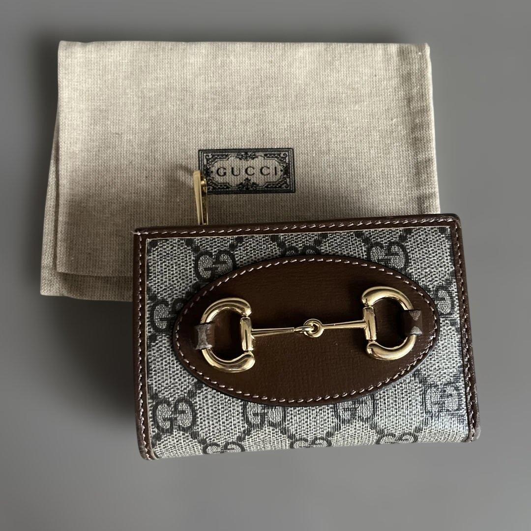 GUCCI 二つ折り財布 モノグラム